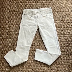 R13 white denim